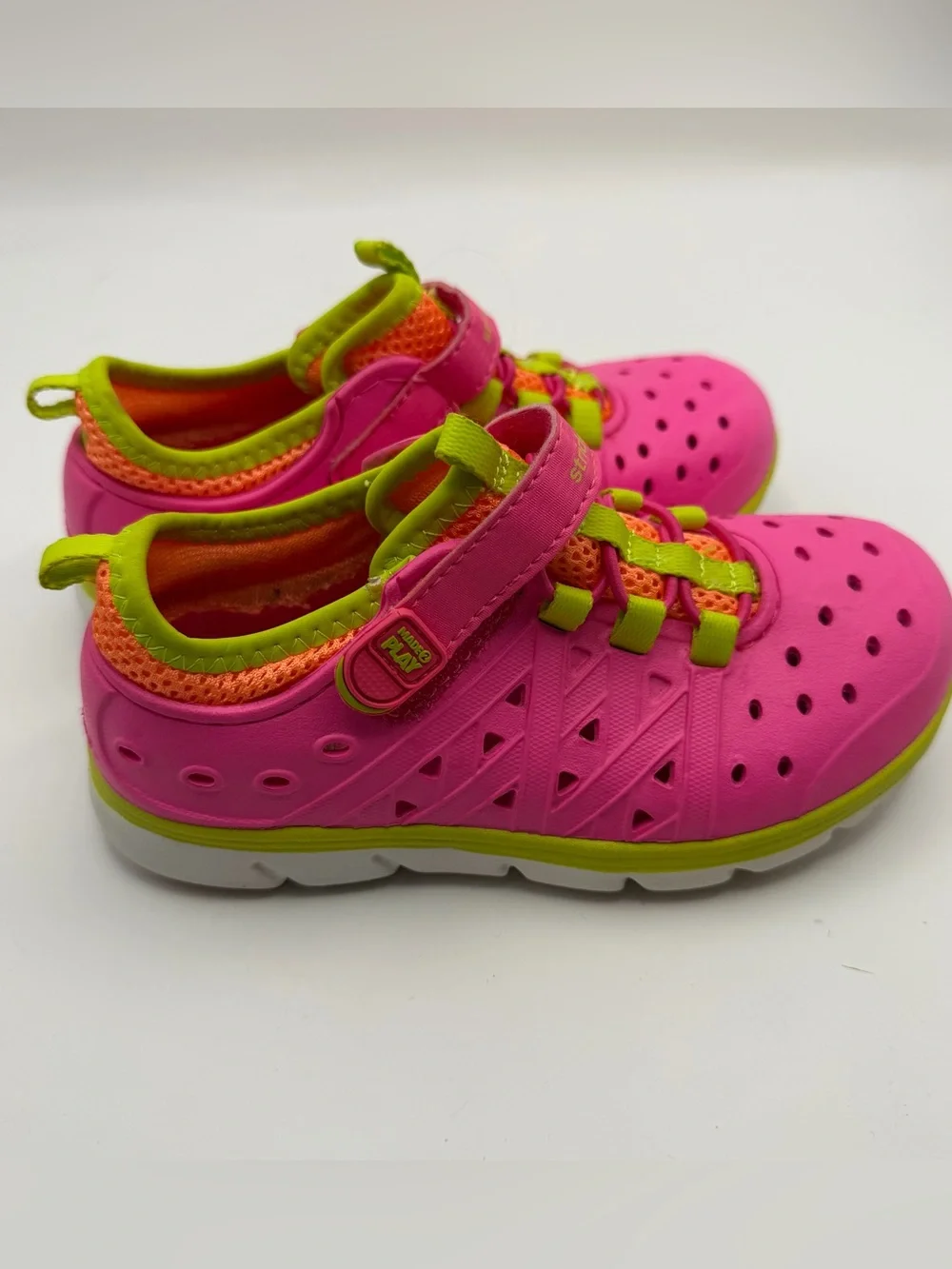 Stride Rite Made2Play Phibian Pink Water Shoes Kids Size 11 Gorpcore Summer